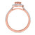 Photo of Sutton 1 3/4 ct tw. Oval Morganite Bridal Ring Set 10K Rose Gold [BT267RE-C000]