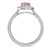Photo of Sutton 1 3/4 ct tw. Oval Morganite Bridal Ring Set 14K White Gold [BT267WE-C000]