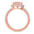 Photo of Arden 1 2/3 ct tw. Fancy Morganite Bridal Ring Set 10K Rose Gold [BT268RE-C000]