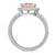 Photo of Arden 1 2/3 ct tw. Fancy Morganite Bridal Ring Set 10K White Gold [BT268WE-C000]