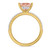 Photo of Bassey 3/8 ct tw. Fancy Morganite Bridal Set 10K Yellow Gold [BT269YE-C000]