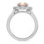 Photo of Hart 1 7/8 ct tw. Round Morganite Bridal Ring Set 14K White Gold [BT270WE-C000]