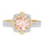 Photo of Hart 1 7/8 ct tw. Round Morganite Bridal Ring Set 10K Yellow Gold [BR270Y-C000]