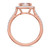 Photo of Sloane 1 5/8 ct tw. Oval Morganite Bridal Ring Set 14K Rose Gold [BT272RE-C000]