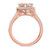 Photo of Amber 2 1/3 ct tw. Heart Morganite Engagement Ring 10K Rose Gold [BT260RE-C000]