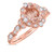 Photo of Bria 1 7/8 ct tw. Oval Morganite Engagement Ring 14K Rose Gold [BT265RE-C000]