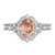Photo of Bria 1 7/8 ct tw. Oval Morganite Engagement Ring 10K White Gold [BT265WE-C000]