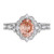 Photo of Bria 1 7/8 ct tw. Oval Morganite Engagement Ring 14K White Gold [BT265WE-C000]