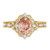 Photo of Bria 1 7/8 ct tw. Oval Morganite Engagement Ring 14K Yellow Gold [BT265YE-C000]