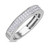 Photo of Zorya 1/2 ct tw. Mens Diamond Wedding Band 10K White Gold [BT266WM]