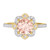 Photo of Hart 1 3/4 ct tw. Round Morganite Engagement Ring 10K Yellow Gold [BT270YE-C000]