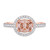 Photo of Sloane 1 3/8 ct tw. Oval Morganite Engagement Ring 10K Rose Gold [BT272RE-C000]