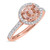 Photo of Sloane 1 3/8 ct tw. Oval Morganite Engagement Ring 10K Rose Gold [BT272RE-C000]