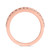 Photo of Charaya 5/8 ct tw. Diamond His and Hers Matching Wedding Band Set 14K Rose Gold [BT262RM]