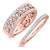 Photo of Sutton 1 ct tw. Diamond His and Hers Matching Wedding Band Set 14K Rose Gold [WB267R]