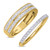 Photo of Bassey 1 ct tw. Wedding Band Set 10K Yellow Gold [WB269Y]