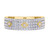 Photo of Hart 7/8 ct tw. Diamond His and Hers Matching Wedding Band Set 10K Yellow Gold [BT270YM]