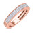 Photo of Zorya 1 ct tw. Same Sex Mens Band Set 10K Rose Gold [BT266RM]