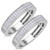 Photo of Zorya 1 ct tw. Same Sex Mens Band Set 14K White Gold [WM266W]