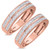 Photo of Bassey 1 1/1Same Sex Mens Band Set 10K Rose Gold [WM269R]