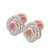 Photo of Shamir 1/2 cttw Cluster Earring 14K Rose Gold [CE202R-C000]