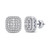 Photo of Ariella 1/2 Carat T.W. Diamond Earring 10K White Gold [CE1203W]
