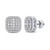 Photo of Ariella 1/2 Carat T.W. Diamond Earring 14K White Gold [CE1203W]