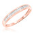 Photo of Tegan 1 ct tw. Princess Diamond Bridal Ring Set 14K Rose Gold [BT512RL]