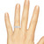 Photo of Tegan 1 ct tw. Princess Diamond Bridal Ring Set 10K White Gold [BT512WE-C000]