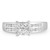 Photo of Tegan 1 ct tw. Princess Diamond Bridal Ring Set 14K White Gold [BT512WE-C000]