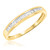 Photo of Tegan 1 ct tw. Princess Diamond Bridal Ring Set 14K Yellow Gold [BT512YL]