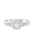 Photo of Josefina 1/2 ct tw. Fancy Solitaire Diamond Bridal Ring Set 10K White Gold [BT886WE-C000]