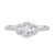 Photo of Harlowe 3/4 ct tw. Lab Grown Diamond Round Solitaire Diamond Bridal Ring Set 10K White Gold [BT1402WE-C000]