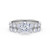 Photo of Oxley 2 1/10 ct tw. Lab Grown Diamond Round Solitaire Diamond Bridal Ring Set 10K White Gold [BR1405W-L095]