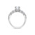 Photo of Oxley 2 1/10 ct tw. Lab Grown Diamond Round Solitaire Diamond Bridal Ring Set 10K White Gold [BT1405WE-L095]