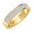 Photo of Marline 7/8 ct tw. Lab Grown Diamond His and Hers Matching Wedding Band Set 10K Yellow Gold [BT1404YM]