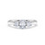 Photo of Amari 3/4 ct tw. Lab Grown Diamond Oval Solitaire Diamond Bridal Ring Set 10K White Gold [BT1419WE-C000]