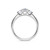 Photo of Amari 3/4 ct tw. Lab Grown Diamond Oval Solitaire Diamond Bridal Ring Set 10K White Gold [BT1419WE-C000]