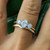 Photo of Amari 3/4 ct tw. Lab Grown Diamond Oval Solitaire Diamond Bridal Ring Set 10K Yellow Gold [BR1419Y-C000]