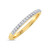 Photo of Nikau 1 ct tw. Lab Grown Diamond His and Hers Matching Wedding Band Set 14K Yellow Gold [BT1411YL]