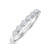 Photo of Oxley 1 1/10 ct tw. Lab Grown Ladies Diamond Band Set 10K White Gold [BT1405WL]