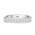 Photo of Kadia 2 1/2 ct tw. Lab Round Solitaire Diamond Matching Trio Ring Set 10K White Gold [BT1403WL]