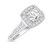 Photo of Kadia 2 1/2 ct tw. Lab Round Solitaire Diamond Matching Trio Ring Set 14K White Gold [BT1403WE-C000]