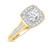 Photo of Kadia 1 ct tw. Lab Grown Diamond Round Solitaire Diamond Engagement Ring 10K Yellow [BT1403YE-C000]