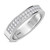 Photo of Marline 2/3 ct tw. Lab Grown Diamond Mens Wedding Band 14K White [BT1404WM]