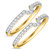 Photo of Adeola 1/2 ct tw. Lab Grown Ladies Diamond Band Set 14K Yellow Gold [WL1418Y]