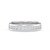 Photo of Lesha 5/8 ct tw. Lab Grown Diamond Mens Wedding Band 10K White [BT1416WM]