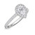 Photo of Adeola 1 5/8 ct tw. Lab Pear Solitaire Diamond Matching Trio Ring Set 10K White Gold [BT1418WE-C000]