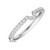 Photo of Adeola 1 5/8 ct tw. Lab Pear Solitaire Diamond Matching Trio Ring Set 10K White Gold [BT1418WL]