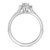 Photo of Adeola 7/8 ct tw. Lab Grown Diamond Pear Solitaire Diamond Engagement Ring 14K White [BT1418WE-C000]